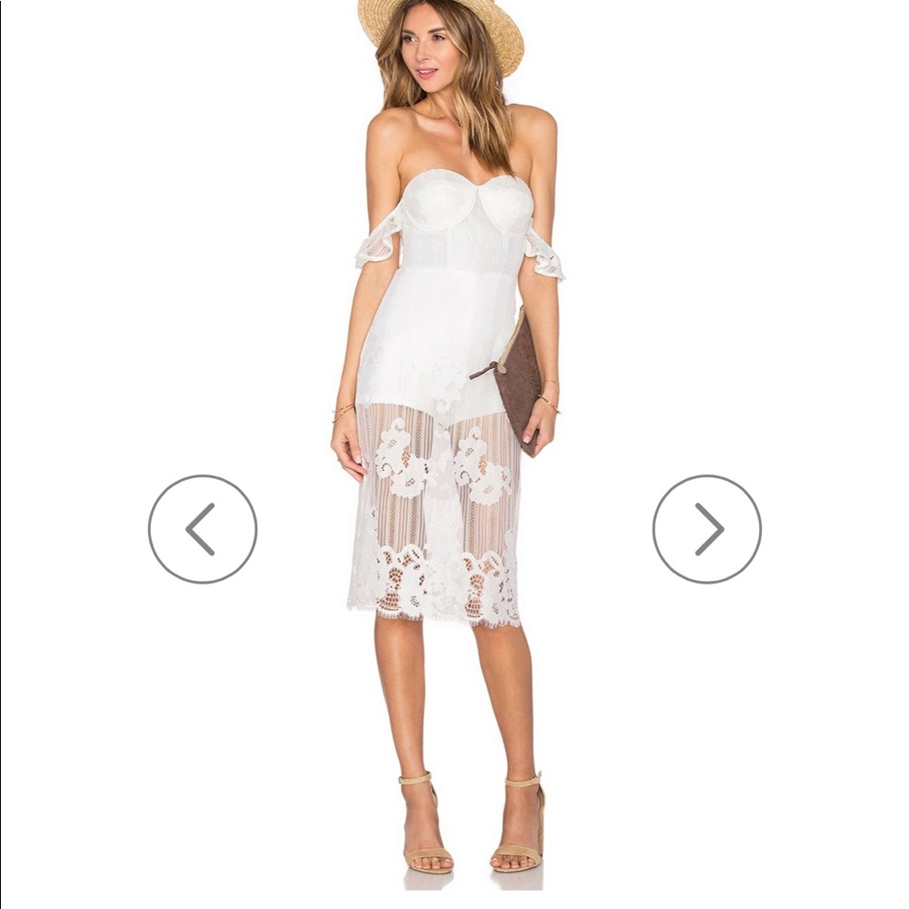 Lace corset dress